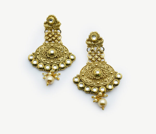 temple, earrings, temple earrings, South Indian earring, golden earring