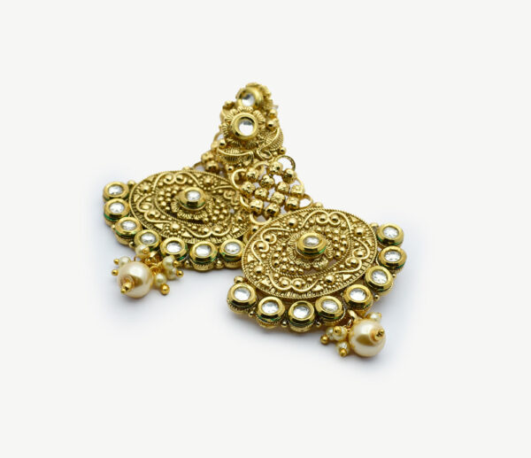 temple, earrings, temple earrings, South Indian earring, golden earring